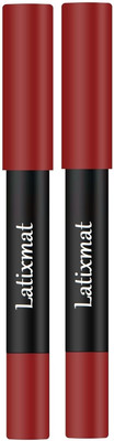 Latixmat Waterproof & Long Lasting Lipstick(PEACH BROWN, 7 g)