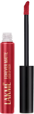 Lakmé Forever Matte Liquid Lipstick, Smudgeproof & Lasts For 20Hrs(Red Velvet, 5.6 ml)