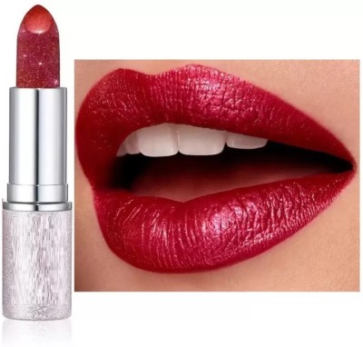 Arcanuy Glitter Lipstick Shimmery Sparkly Magical Metallic Glitter RED Lipstick(red, 3.8 g)