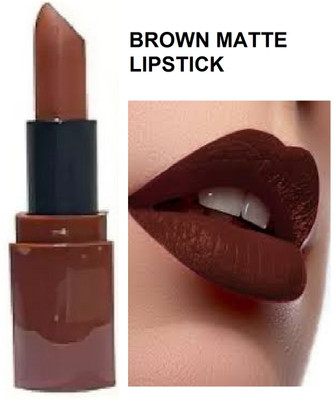 Luipui best brown crayon matte look lipstick pack of 1(brown, 6 g)