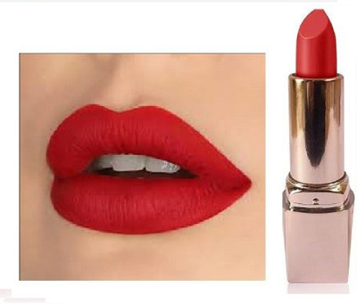 Luipui Stylish best matte lipstick red waterproof and long lasting lipstick pack of 1(RED, 6 g)