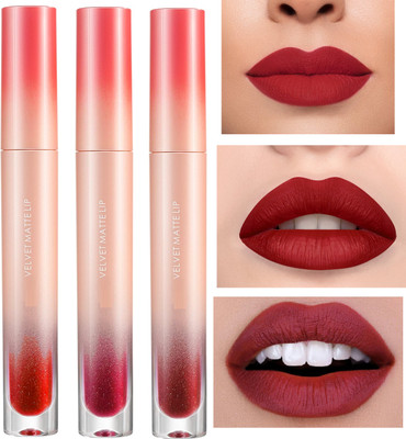 ADJD Kissproof pigmented matte liquid Lightweight Lipstick(010203)(MULTI COLOR, 6 g)