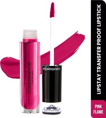 COLORESSENCE Lipstay Non Transfer Matte Liquid Lipsticks |Richly Pigmented |12 Hours Stay L03(Pink Flame, 4 ml)