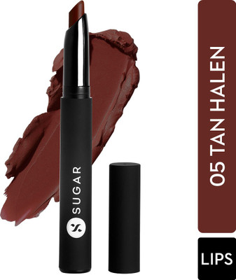 SUGAR Matte Attack Transferproof Lipstick(05 Tan Halen (Chocolate Brown), 2 g)