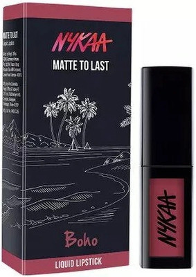 NYKAA Matte To Last ! Liquid Lipstick - Boho 16(16, 5 ml)