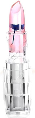 Glemmi Transparent Color Changing Lipstick Flower Jelly Lipstick (Pack Of 1)(The Swiss Glossy Matte Pigmented Lipstick Edition, 15 ml)