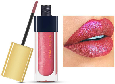 Latixmat Shimmer Waterproof Shiny Glossy famous Lipgloss(6 ml, PINK)