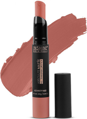 Inshine Absolute Matte No Transfer Waterproof Lipstick(423 MISTY HAZE, 3.5 g)