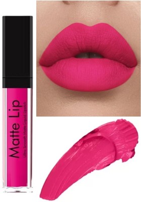 Yuency Water & Smudge Proof Matte lipstick(pink, 6 ml)