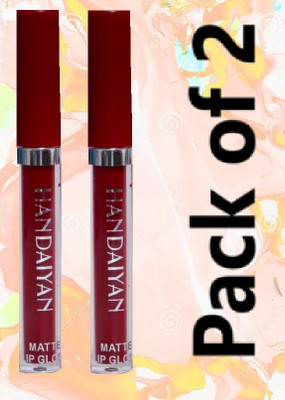 LARA KOSSLER Deep Maroon Lipstick Combo – Liquid Format(MAROON, 10 ml)