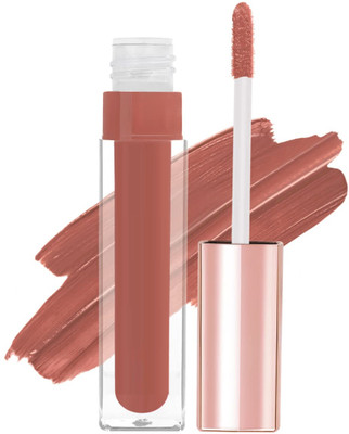 tanvi27 High pigment and long lasting stay Soft and smooth texture liquid lipstick(dusty brown, 6 ml)