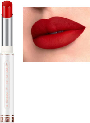 GABBU Non Transfer Matte Water Proof Smooth Lipstick RED(RED, 4 g)