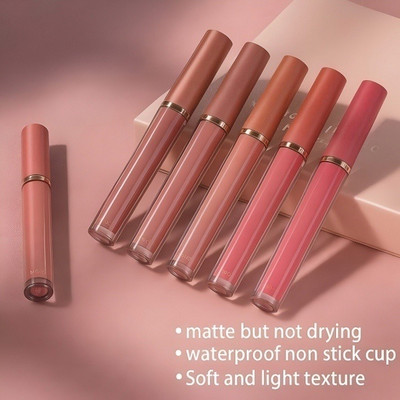 kHUDAt Beauty Blogger Favorite: 6 PC Matte Lip Set(maroon, 8.49999999999993 g)