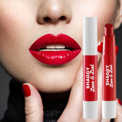 SHAGGY waterproof Long Lasting Crayon Lipstick Matte Finish Crayon(3.5 gm)(red, 3.5 g)