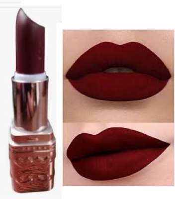 Luipui maroon matte lipstick amazing waterproof awesome(maroon, 6 g)