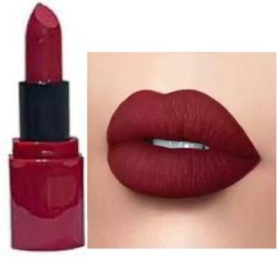 Luipui maroon matte look branded waterproof long lasting lipstick pack of 1(maroon, 6 g)