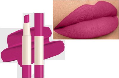 Maryville easy to use new matte magenta lipstick water proof look pack of 1(magenta, 2.1 g)