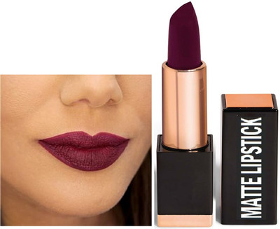 Yuency Best Waterproof Matte Lipstick(MERLOT, 3.5 g)