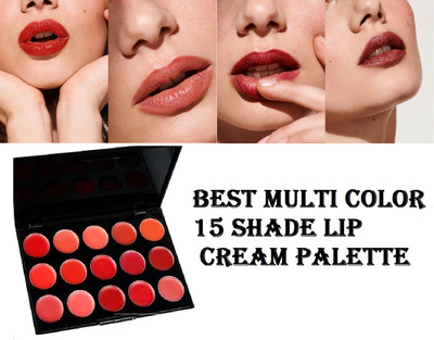 USBK 24H Long-lasting moisturizing Waterproof matte Lip Palette(MULTI-COLOR, 30 g)