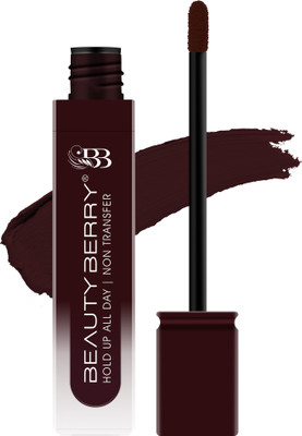 Beauty Berry Hold Up All Day Long Lasting Non Transfer Liquid Lipstick(Deep Maroon, 7.5 g)