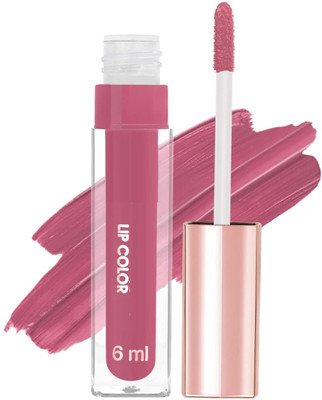 luzimaisa Non Transfer Smudge Proof Longlasting Sensational Liquid Matte Lipstick(buddle pink, 6 ml)
