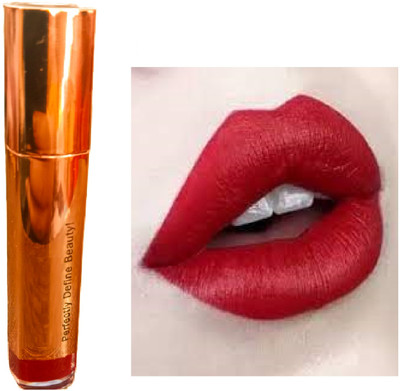 Luipui best smooth red liquid matte finish lipstick pack of 1 awesome(red, 6 ml)