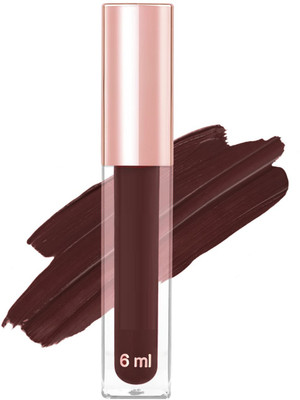 Emijun Non Transfer Long lasting Sensational Liquid Matte Lipstick BROWN(BROWN, 6 ml)