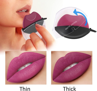 tanvi27 Apple Design Matte Moisturizing Lipstick(PURPLE, 10 g)