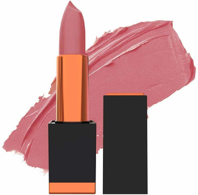 THTC Smudge Proof Matte Finish Peach Lipstick(Auburn Peach, 3.5 ml)