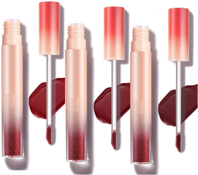 Latixmat Non Transfer Waterproof Longlast SensationaL Liquid Matte Mini Lipgloss Lipstick(Multicolor, 6 g)