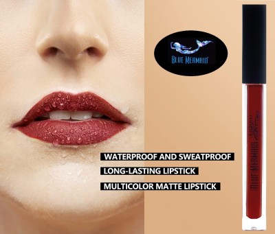 BLUEMERMAID KISS PROOF RED LIQUID LIPSTICK IN VELVETY FINISH(RED, 6 ml)