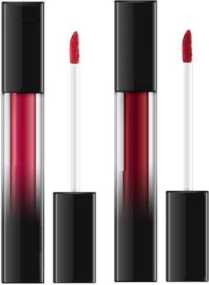 WECHARMERZ Waterproof Liquid Matte Long Lasting Lip Velvet Lipstick Makeup(Pink, Red, 5 g)