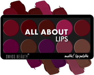SWISS BEAUTY All About Lips Lip Palette(03, 12 g)