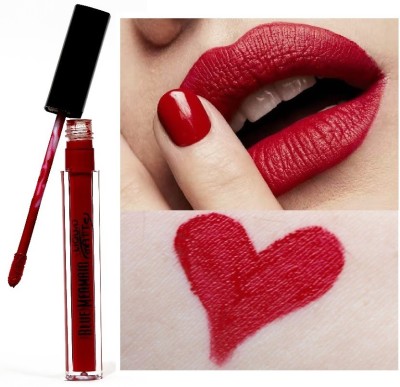 BLUEMERMAID PERFECT LOOK RED LIQUID LIPSTICK MATTE LOOK FOR PARTY WEAR MAKEUP(RED, 6 ml)