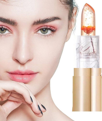 Luster Shine Magic Jelly Flower Lipstick Temperature Changing Lipstick Fruity(Pack of: 1, 3.6 g)