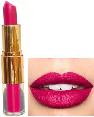 Luipui best 2 in 1 pink matte finish lipstick pack of 1 waterproof and awesome(pink, 6 g)