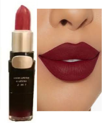 Luipui best amazing maroon matte lipstick awesome and amazing(maroon, 6 g)