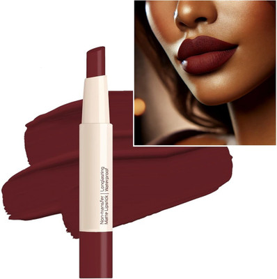 FLORERO Waterproof, transfer proof & smudge proof Super pigmented Lipstick(RICH MAROON, 7 g)
