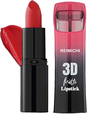 REIMICHI Long Lasting Smooth Application Transferproof & Highly Pigemented Lipstick(cherry red, 3.5 g)