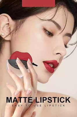 MYEONG QUALITY SOFT SHINY LIPSTICK(HOT RED, 5 g)