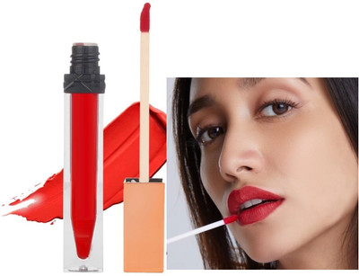 DARVING Ultra Smooth Matte Liquid Lipstick Smooth Lip Color, Weightless Finish(RED, 9 ml)