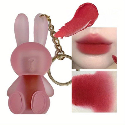 GEGE BEAR Bunny Velvet Lip Mud | Soft Matte Finish SHADE 06(SWEET, 4 ml)