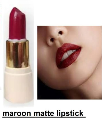 Luipui awesome maroon matte lipstick pack of 1 beautiful lips(maroon, 6 g)