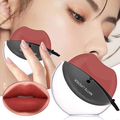 tanvi27 HIGH PIGMENT SMOOTH MATTE FINISH SHAPE LIPSTICK(LIGHT BROWN, 5 g)