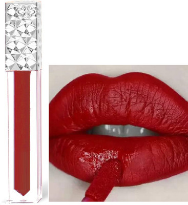 ADJD Non Transfer Smudge Proof Longlasting liquid Matte Lipstick Red(Red, 5 ml)