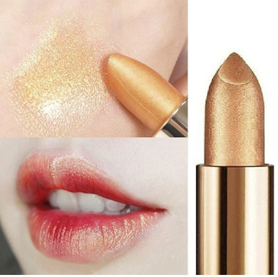 ADJD BEST SHIMMERY SHINE MULTI-PURPOSE WATER PROF & LONG LASTING LIPSTICK(GOLD, 3.8 g)