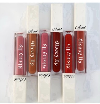 Aziel Long Lasting Semi Matte Liquid Lipstick, Highly Pigmented of Natural Ingrediants(Suger Plum, Creamy pink, Rose berry, Cranberry, Sheer pink, Currant, Neutral, Plumeria, 24 ml)