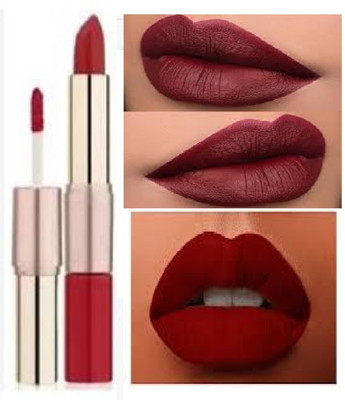 Luipui smudge proof maroon matte lipstick waterproof smudge proof(maroon, 6 g)