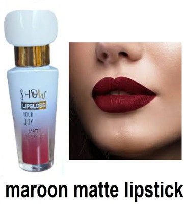 Luipui maroon liquid lipstick pack of 1 best for awesome lips(maroon, 6 ml)