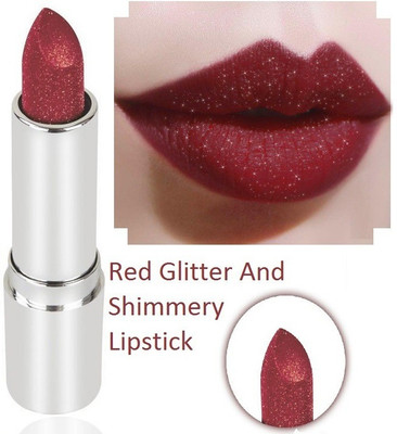 MYEONG Red Chilly High Velvet Shimmery Lipstick Waterproof Long Lasting Matte Lip Stick(Chilly Red, 3.8 g)